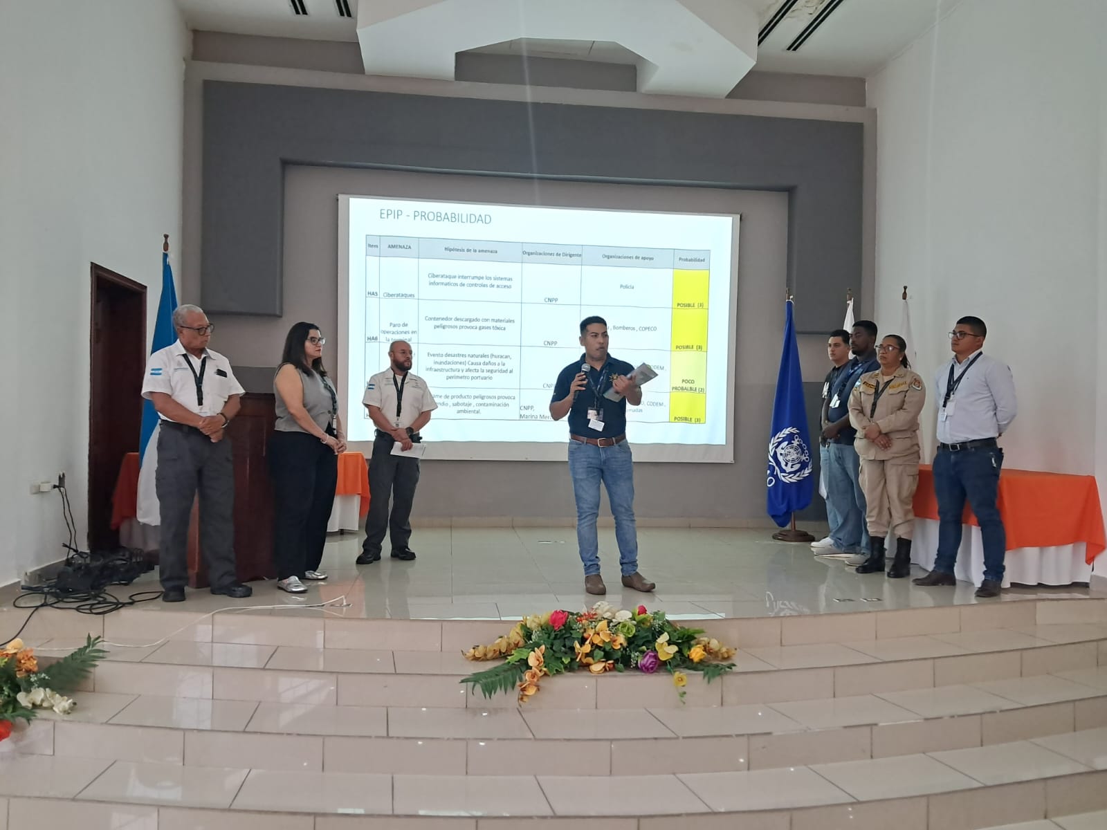 En la continuación del «Taller de Evaluación de Protección de la Instalación Portuaria»